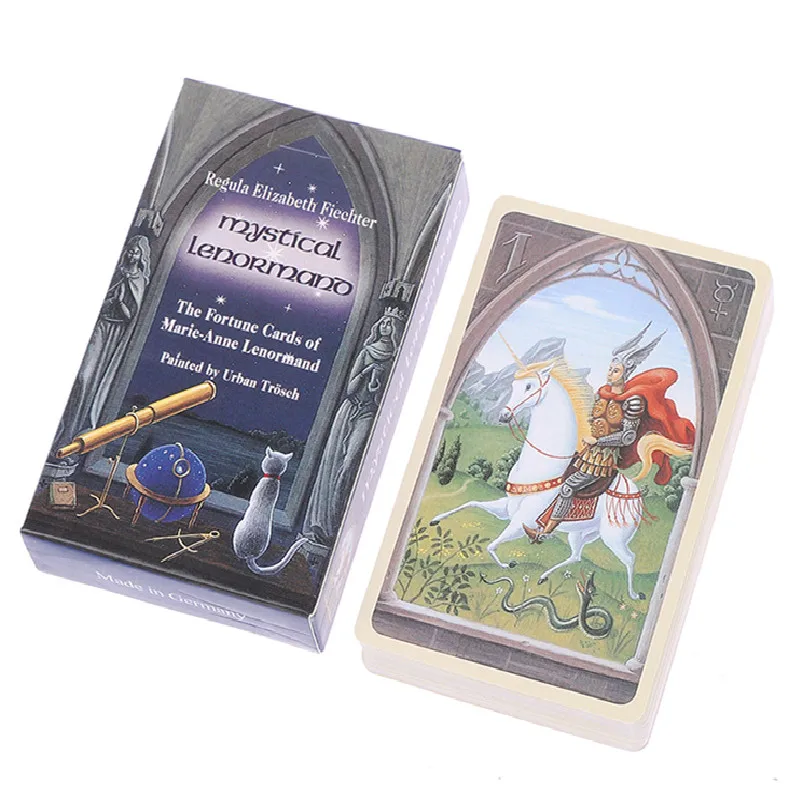 New Mystical Lenormand Oracle Card Tarot Cards Full English Divination Deck Board Games Party Leisure Entertainment Toys
New Mystical Lenormand Oracle Card Tarot Cards Full English Divination Deck Board Games Party Leisure Entertainment Toys