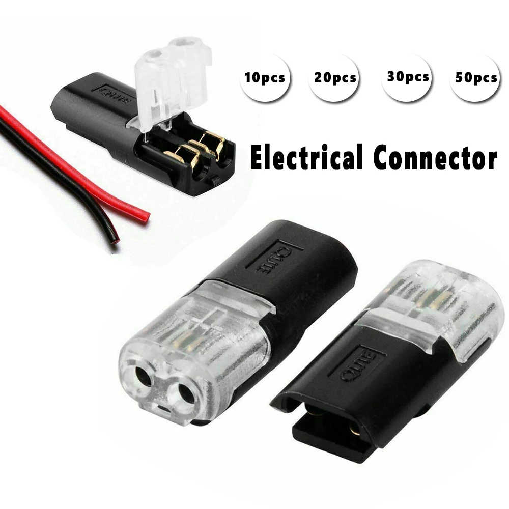 LONGPEAN 2pin Pluggable Wire Connector Quick Splice Electrical Cable Crimp Terminals for Wires Wiring LED Car Connectors Set
LONGPEAN 2pin Pluggable Wire Connector Quick Splice Electrical Cable Crimp Terminals for Wires Wiring LED Car Connectors Set
