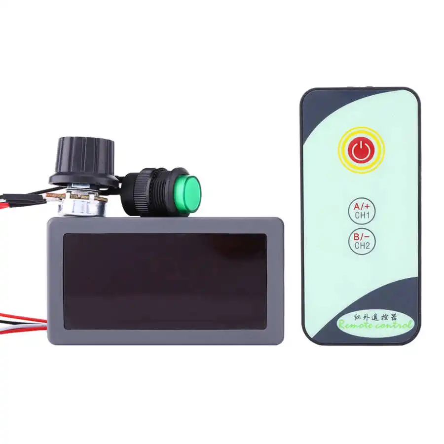 DC6~30V Digital PWM Controller Stepless DC Motor Speed Regulator Adjustable Motor Governor With IR Infrared Remote Controller
DC6~30V Digital PWM Controller Stepless DC Motor Speed Regulator Adjustable Motor Governor With IR Infrared Remote Controller
