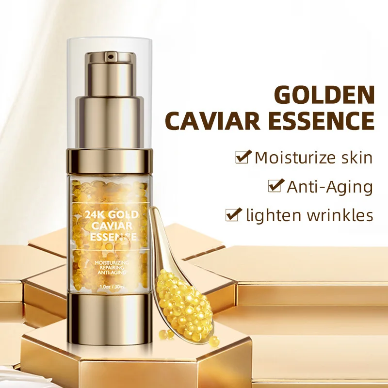 

Gold Caviar Essence Light Wrinkle Light Anti-microgravity Lift Hydrating Moisturizing Brightening Moothing Skin Care