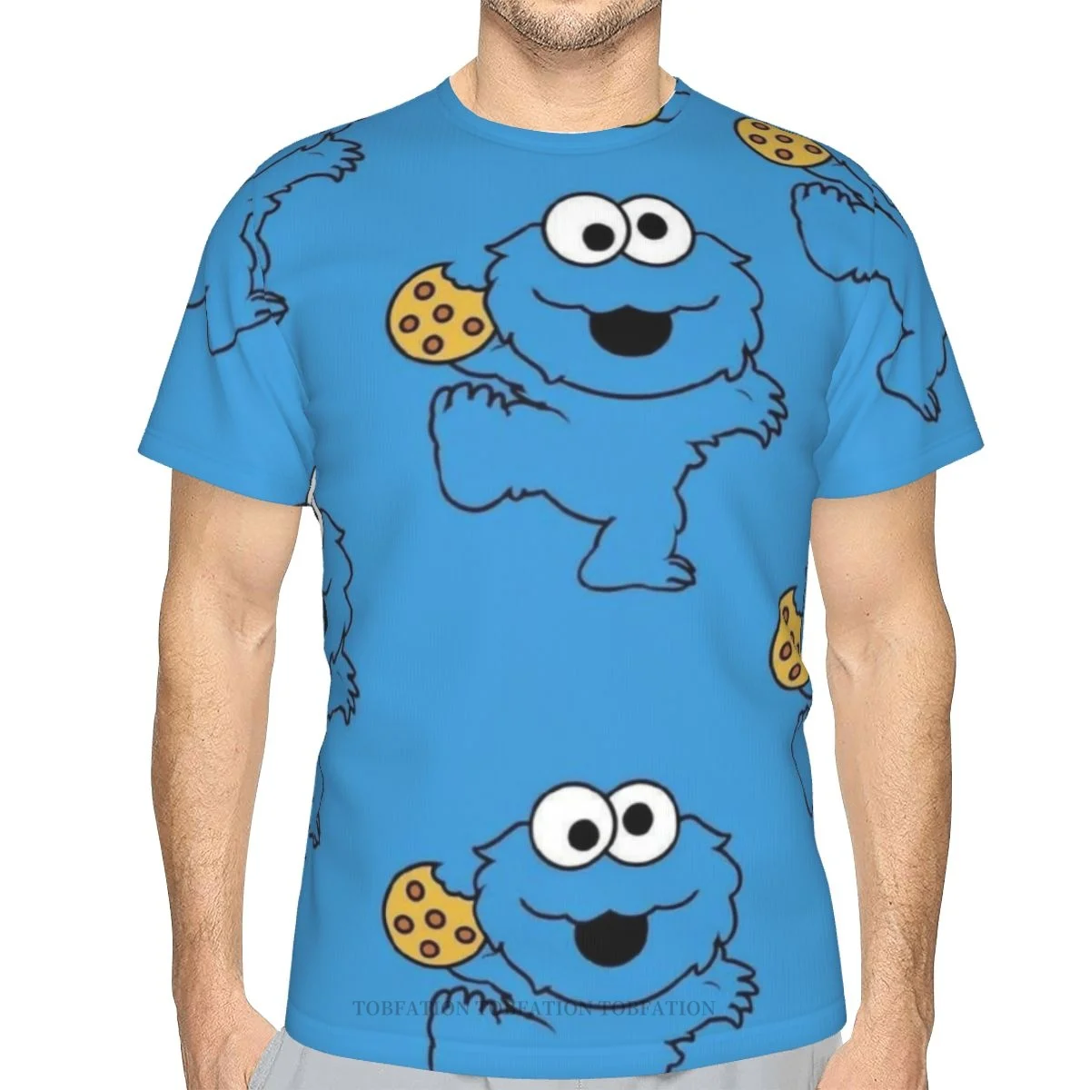 Sesame Street Blue Monster Summer Mens T Shirts 3D Printed Oversized Polyester Tshirt Quick-drying Short Sleeve Clothes
Sesame Street Blue Monster Summer Mens T Shirts 3D Printed Oversized Polyester Tshirt Quick-drying Short Sleeve Clothes