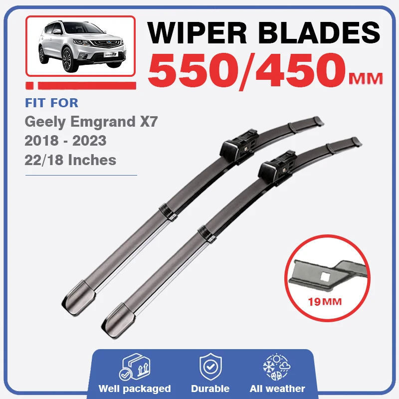 Front Wiper Blades Set For Geely Emgrand X7 2018 2019 2020 2021 2022 2023 Windshield Brushes Windscreen Cutter Window Parts Auto
Front Wiper Blades Set For Geely Emgrand X7 2018 2019 2020 2021 2022 2023 Windshield Brushes Windscreen Cutter Window Parts Auto