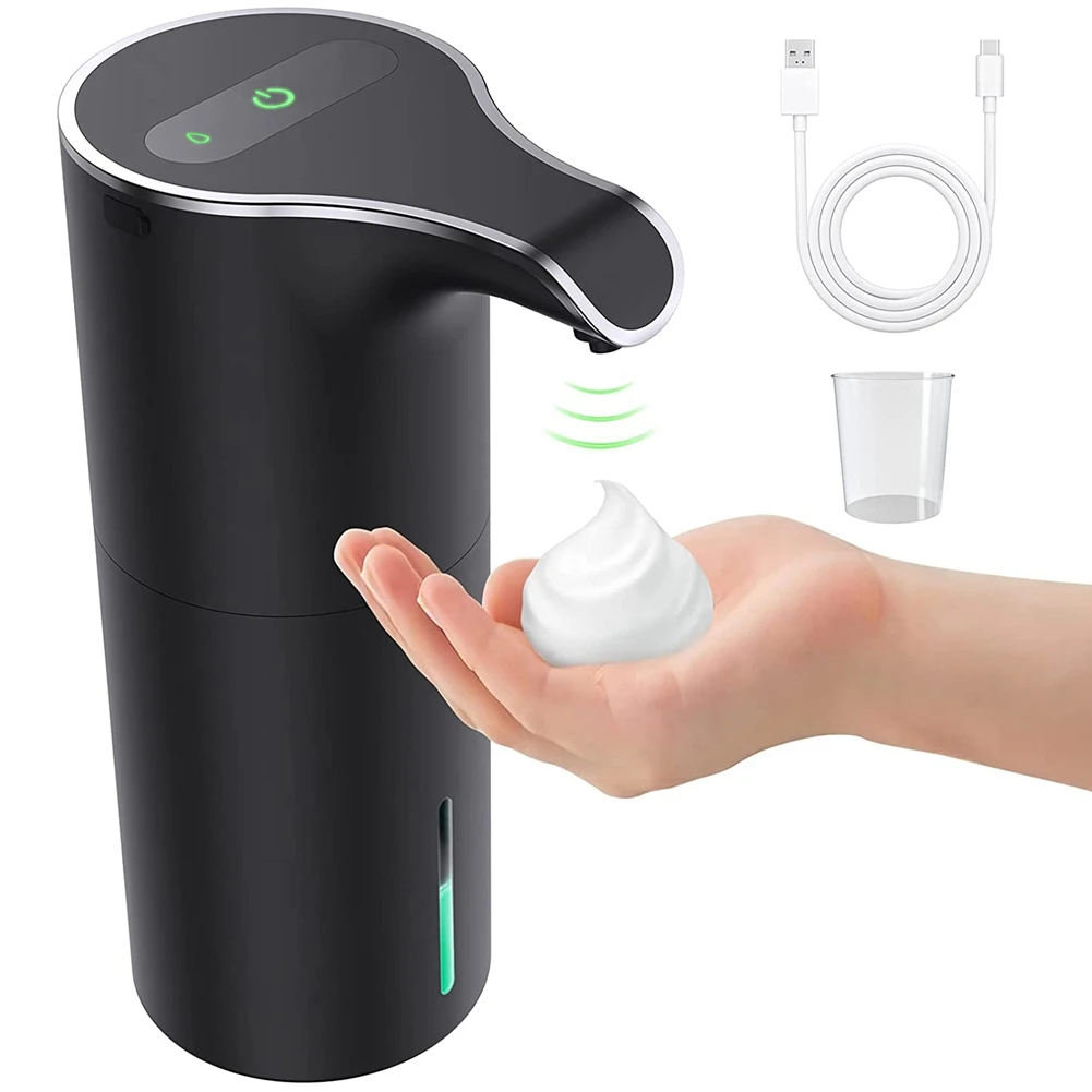 Automatic Soap Dispenser Black, Foam Soap Dispenser Rechargeable Non-Contact Automatic Soap Dispenser for Bathroom
Automatic Soap Dispenser Black, Foam Soap Dispenser Rechargeable Non-Contact Automatic Soap Dispenser for Bathroom