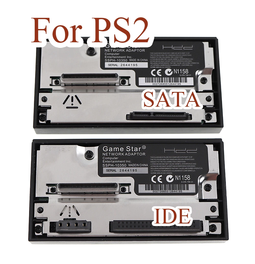 5 ШТ. Адаптер для сети IDE Sata для игровой консоли PS2 Fat Socket HDD Playstation 2 Replacement.