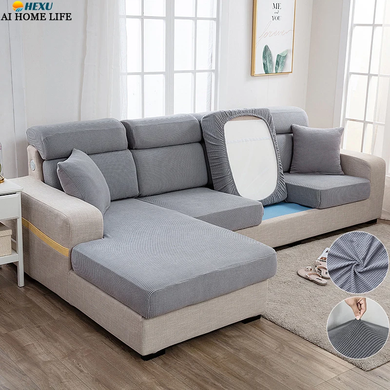 Solid Color Sofa Cover for Living Room Chaise Sofa Seat Cushion Cover Non-slip Chair Cushion Protector Elastic 1/2/3/4Seat Cover
Solid Color Sofa Cover for Living Room Chaise Sofa Seat Cushion Cover Non-slip Chair Cushion Protector Elastic 1/2/3/4Seat Cover