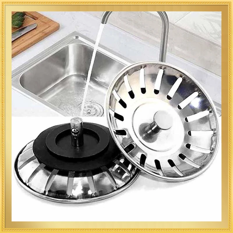 Sink Strainer Stainless Steel Pool Bathtub Hair Catcher Stopper Waste Sink Filter Plug Kitchen Sink Accessories Tools 
Sink Strainer Stainless Steel Pool Bathtub Hair Catcher Stopper Waste Sink Filter Plug Kitchen Sink Accessories Tools