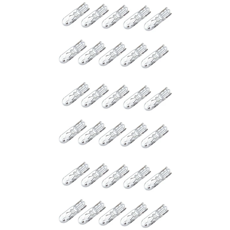 30Pcs T5 17 86 206 286 Halogen Bulb Car Instrument Panel Lamp Auto Wedge Dashboard Lamp 1.2W 12V Light Source Warm White
30Pcs T5 17 86 206 286 Halogen Bulb Car Instrument Panel Lamp Auto Wedge Dashboard Lamp 1.2W 12V Light Source Warm White