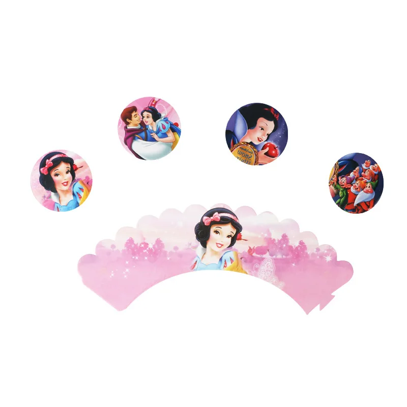DISNEY Kawaii Princess White Snow Muffin Cup Cupcakes Cute Anime Figure Cake Card Set Girl Party Decoration Sticker Insert Flags
DISNEY Kawaii Princess White Snow Muffin Cup Cupcakes Cute Anime Figure Cake Card Set Girl Party Decoration Sticker Insert Flags