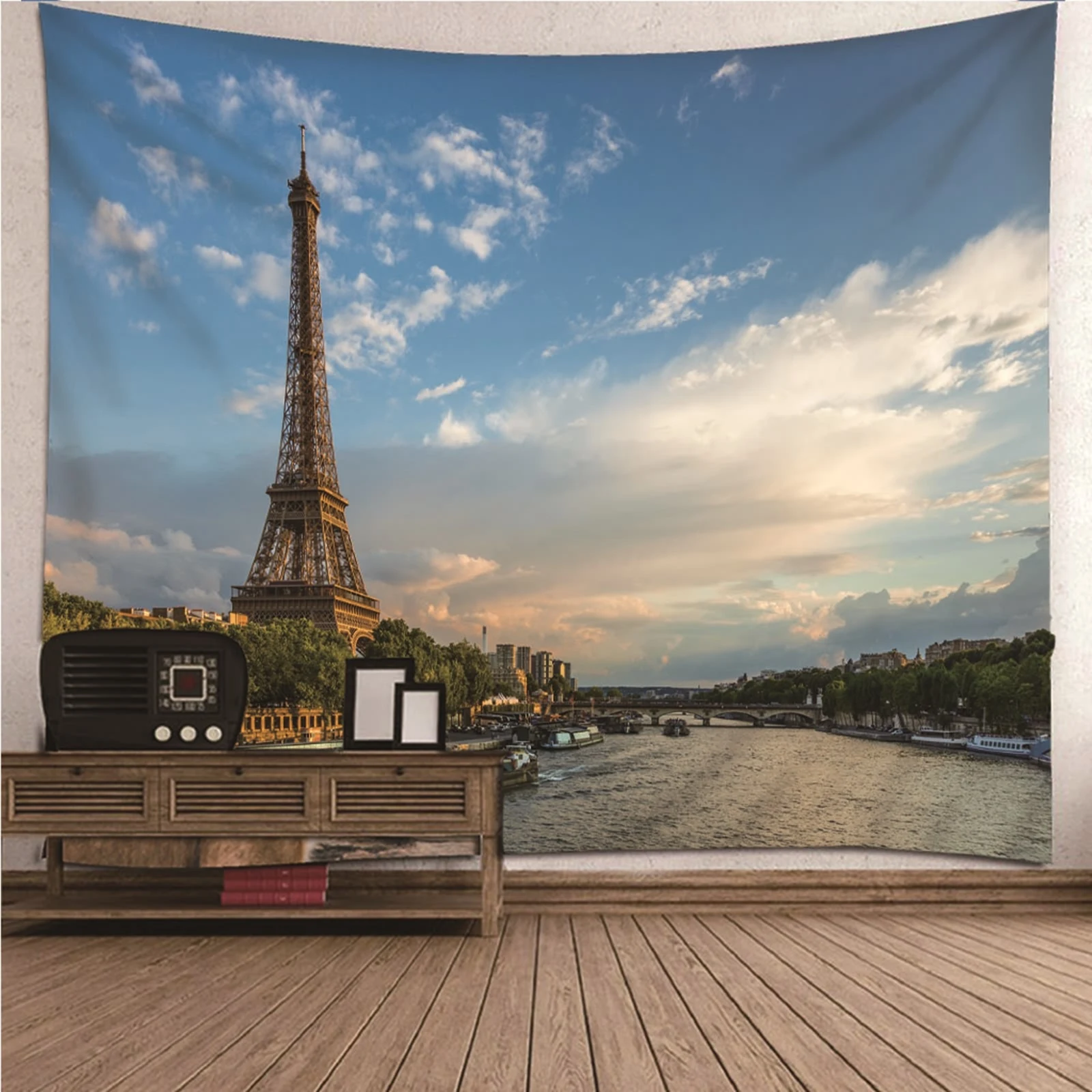 Tapestry Kits Decorative Home Accessories natural scenery Eiffel Tower Wall Hanging Blanket Dorm Art Decor Covering
Tapestry Kits Decorative Home Accessories natural scenery Eiffel Tower Wall Hanging Blanket Dorm Art Decor Covering