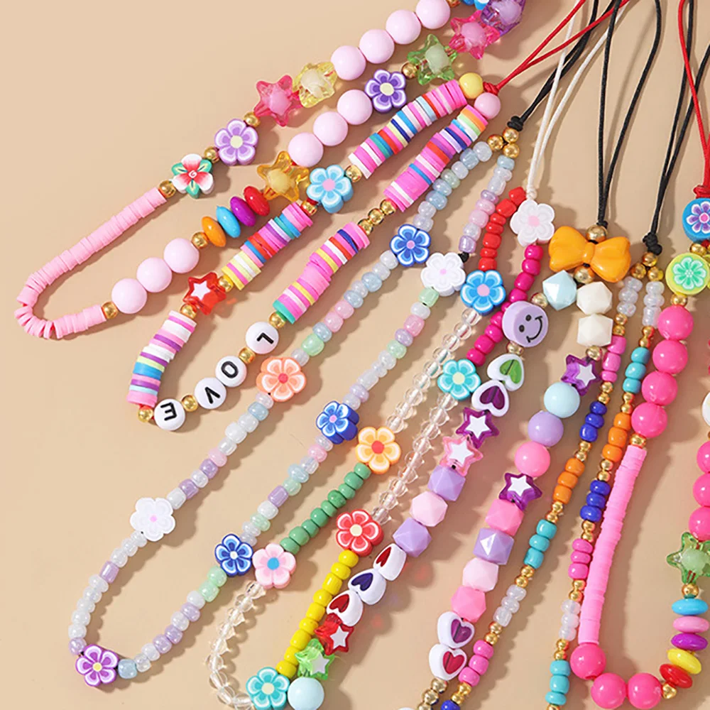 Fashion Trendy Colorful Acrylic Beads Mobile Phone Chain For Women Girls Cellphone Strap Anti-lost Lanyard Hanging Cord Jewelry
Fashion Trendy Colorful Acrylic Beads Mobile Phone Chain For Women Girls Cellphone Strap Anti-lost Lanyard Hanging Cord Jewelry
