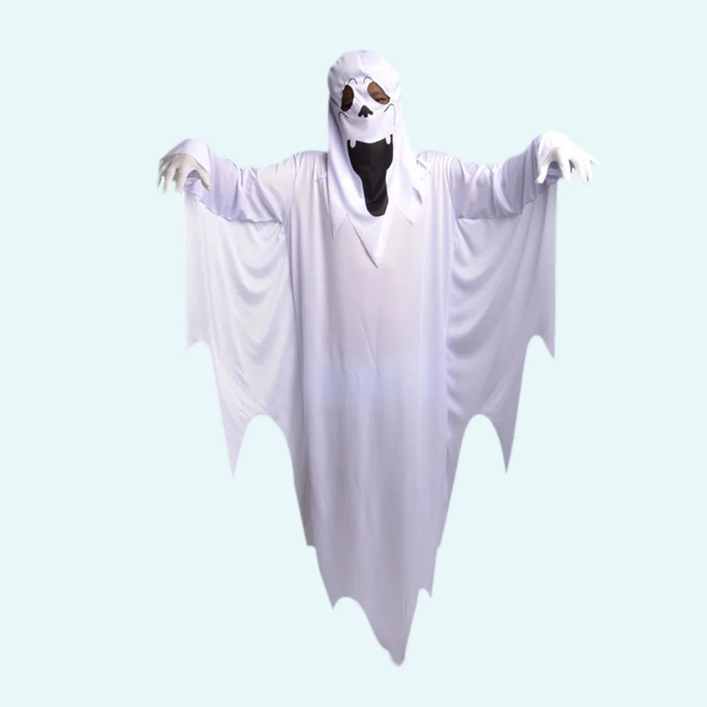 Halloween Cosplay Costume Funky Costumes Masquerade Cloak White Ghost Costume Suit (Adult's Ghost Costume+Gloves)(White)
Halloween Cosplay Costume Funky Costumes Masquerade Cloak White Ghost Costume Suit (Adult's Ghost Costume+Gloves)(White)