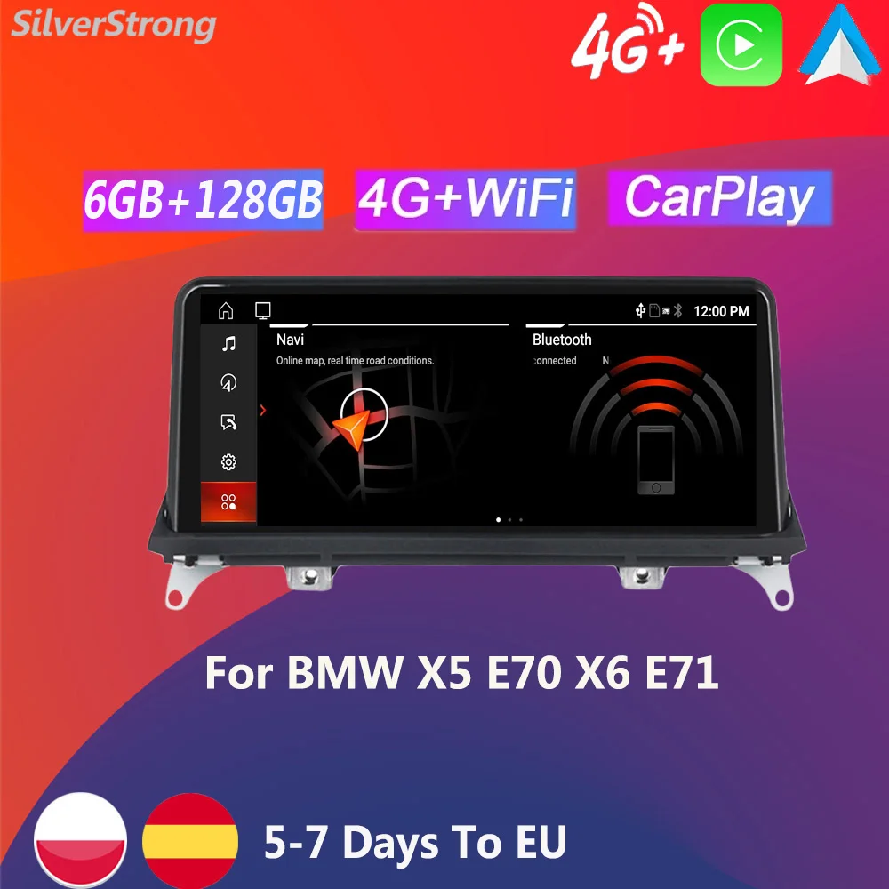 Carplay For BMW X5 E70 Android Video Auto,Multimedia CCC CIC X6,E71,4G SIM,DSP,10.25'' IPS
Carplay For BMW X5 E70 Android Video Auto,Multimedia CCC CIC X6,E71,4G SIM,DSP,10.25'' IPS
