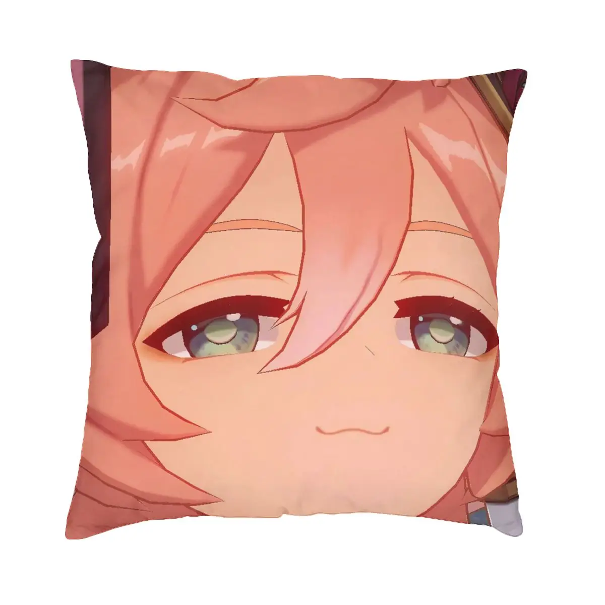 Yanfei Smug Genshin Impact Pillowcase Soft Polyester Cushion Cover Decor Throw Pillow Case Cover Home Square 45X45cm
Yanfei Smug Genshin Impact Pillowcase Soft Polyester Cushion Cover Decor Throw Pillow Case Cover Home Square 45X45cm
