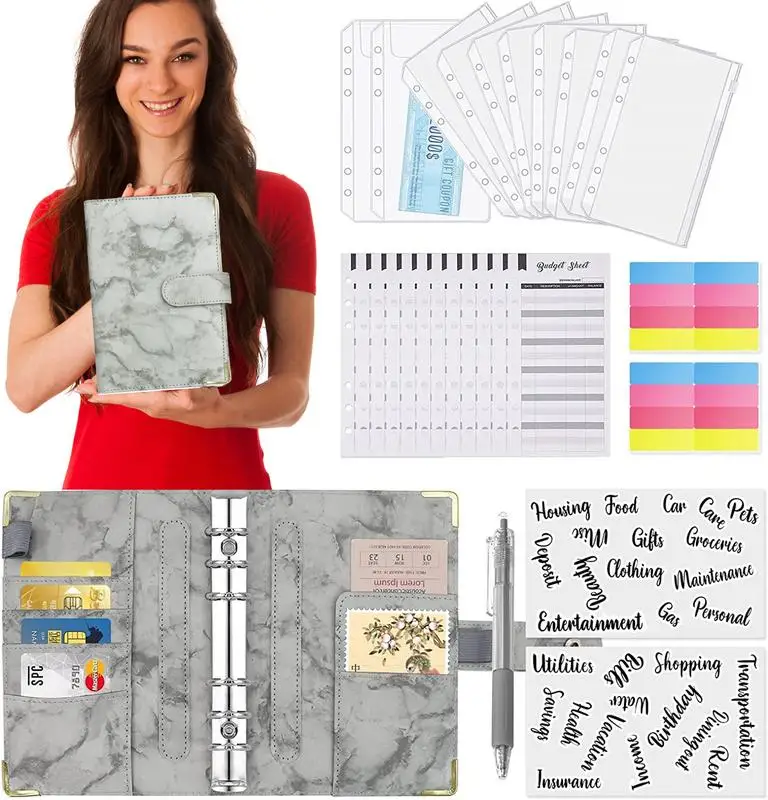 Budget Binder With Zipper Envelopes Cash Stuffing Envelopes Binder Set A6 Bill Binder With Budgeting Sheet Cards English
Budget Binder With Zipper Envelopes Cash Stuffing Envelopes Binder Set A6 Bill Binder With Budgeting Sheet Cards English