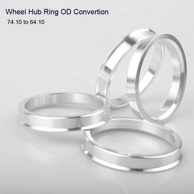4Pcs Aluminum Car Wheel Spacer Bore Hub Center Centric Rings 64.1mm ID to 74.1mm OD
4Pcs Aluminum Car Wheel Spacer Bore Hub Center Centric Rings 64.1mm ID to 74.1mm OD