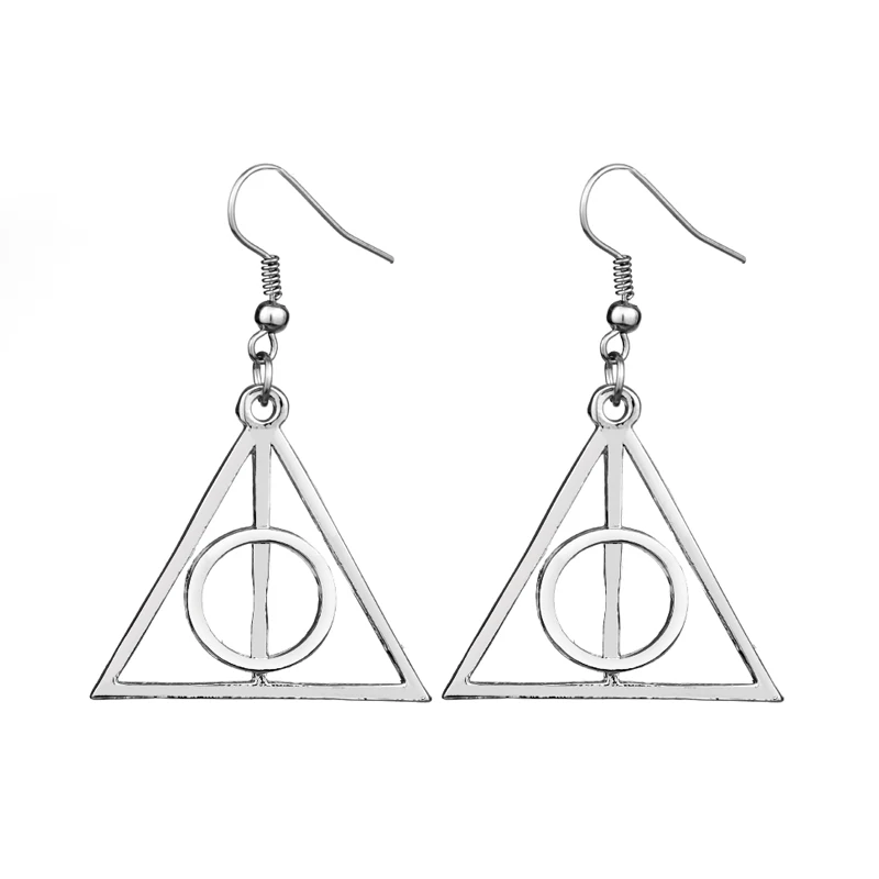 Simple Harri Triangles Pendant Earrings The Wizard Movie Potter Charms Earrings for Fashion Women Jewelry Accessories Gift
Simple Harri Triangles Pendant Earrings The Wizard Movie Potter Charms Earrings for Fashion Women Jewelry Accessories Gift