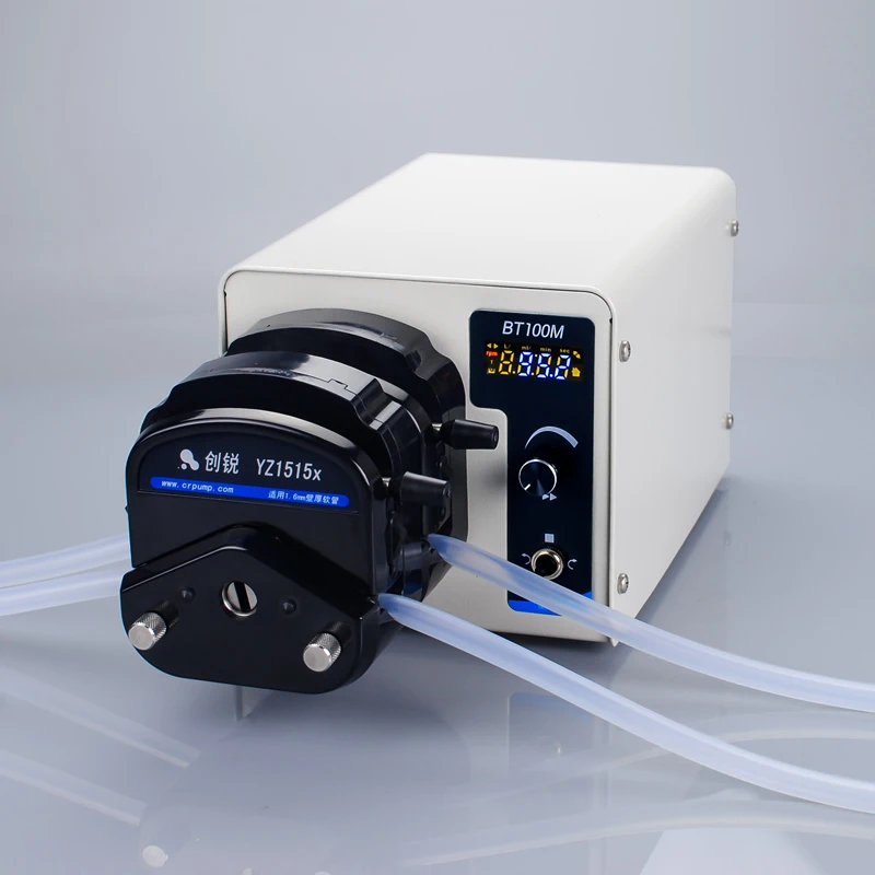 BT100M/YZ1515x Adjustable speed basic 220v ac chemical 2 channels lab dosing peristaltic pump
BT100M/YZ1515x Adjustable speed basic 220v ac chemical 2 channels lab dosing peristaltic pump