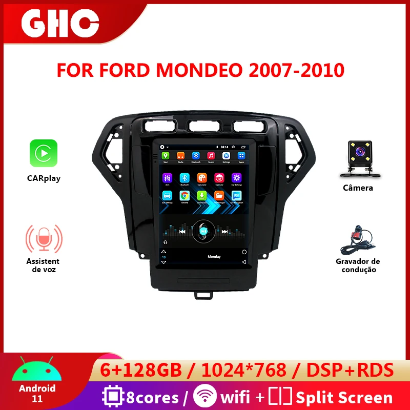 Автомагнитола GHC 9,7 дюйма с экраном для Ford Mondeo, мультимедиа 2007-2010, поддержка Carplay, Ai, голосовой видеорегистратор, Android, автомобильная стереосис...
Автомагнитола GHC 9,7 дюйма с экраном для Ford Mondeo, мультимедиа 2007-2010, поддержка Carplay, Ai, голосовой видеорегистратор, Android, автомобильная стереосис...