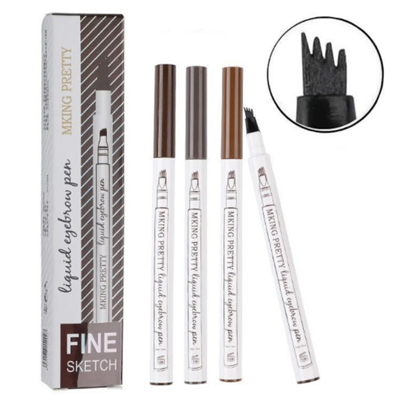 4 Points Eyebrow Pen Waterproof Lasting Non-smudge Microblading Eyebrow Pencil Liquid Eyebrow Tattoo Pen Eyes Cosmetic Makeup
4 Points Eyebrow Pen Waterproof Lasting Non-smudge Microblading Eyebrow Pencil Liquid Eyebrow Tattoo Pen Eyes Cosmetic Makeup