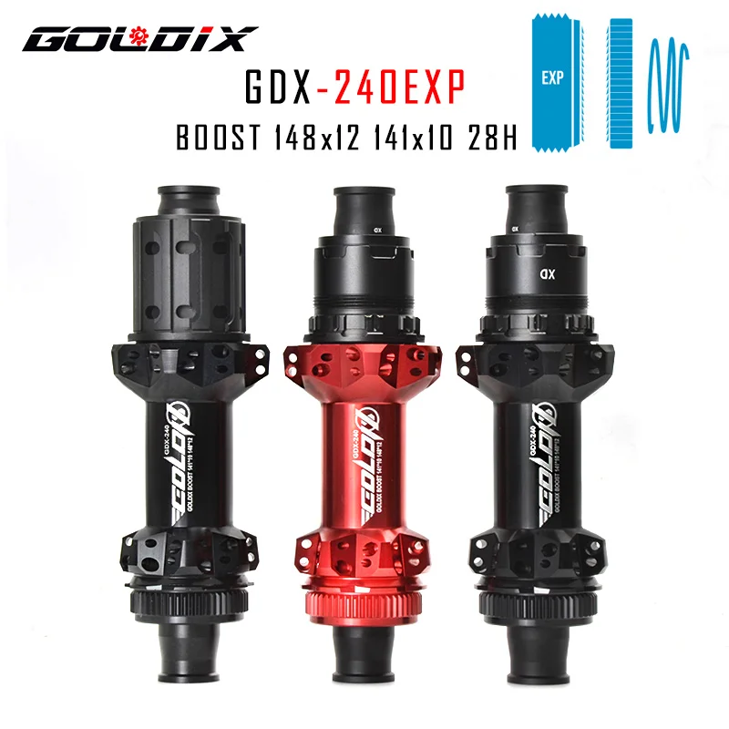GOLDIX 240 EXP 180 MTB Bike 28H Naben Center Lock Disc Brake In Front 110*15 Rear148 *12mm Ultra Light DT 180 MTB Hub
GOLDIX 240 EXP 180 MTB Bike 28H Naben Center Lock Disc Brake In Front 110*15 Rear148 *12mm Ultra Light DT 180 MTB Hub