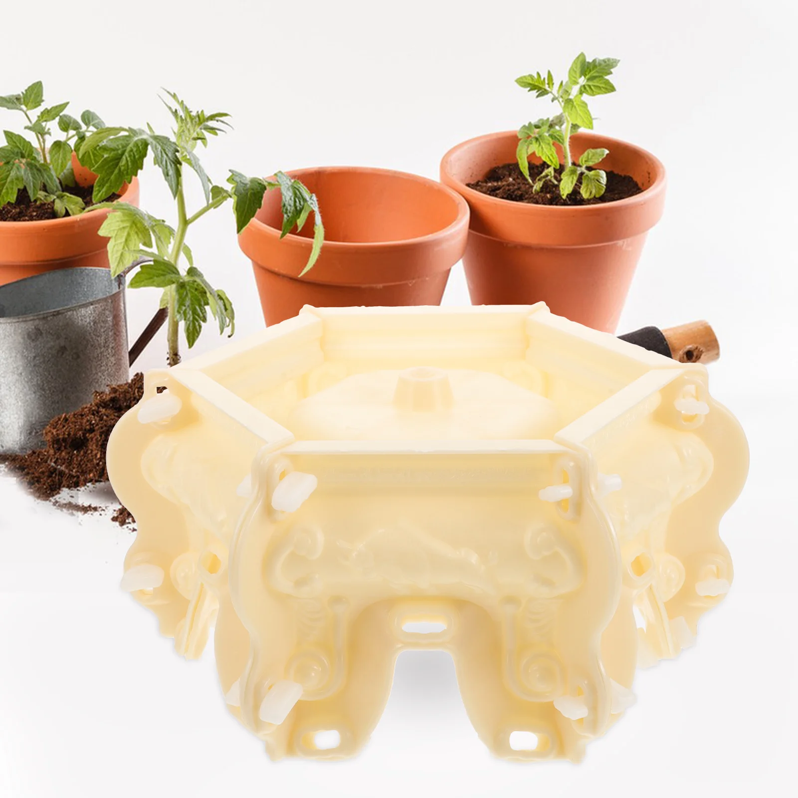 Flower Pot DIY Mold Flower Pot Reusable Plastic Flowerpot Mold Bonsai Pot Mold
Flower Pot DIY Mold Flower Pot Reusable Plastic Flowerpot Mold Bonsai Pot Mold