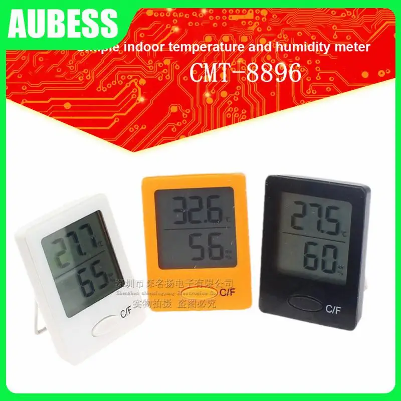 

Weather Station Greenhouse Plant Lcd Temperature Humidity Meter 1-pack Indoor Mini Thermometer Thermometers Sensor Gauge Outside