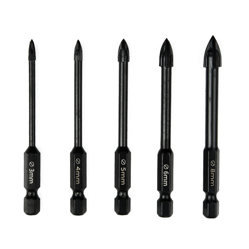 5Pc Efficient Universal Drilling Tool Multifunctional Cross Alloy Drill Bit Tip Ceramic Brick Wall Hole Opening Power Tools Part
5Pc Efficient Universal Drilling Tool Multifunctional Cross Alloy Drill Bit Tip Ceramic Brick Wall Hole Opening Power Tools Part