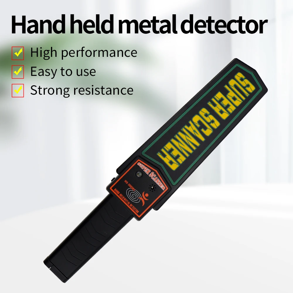 

Handheld Metal Detector High Sensitivity Security Scanners Body Search Security Scanner Portable Inspection Scanning Instrument