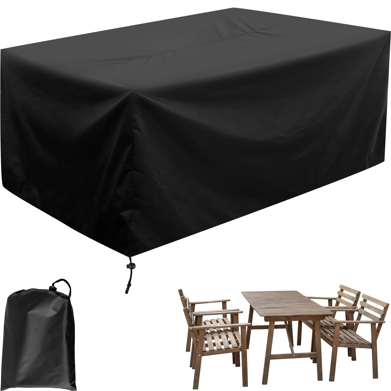 Patio Furniture Cover 180x120x74cm Outdoor Table Covers Waterproof Rain Snow Dust WindProof Oxford Cloth Garden Furniture Covers
Patio Furniture Cover 180x120x74cm Outdoor Table Covers Waterproof Rain Snow Dust WindProof Oxford Cloth Garden Furniture Covers