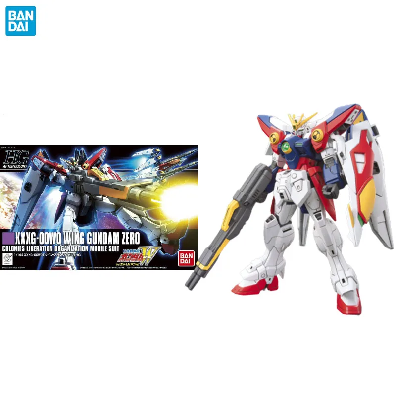 Bandai Original GUNDAM HGUC XXXG-00W0 Wing Gundam Zero EW 1/144 Anime Action Figure Assembly Toys Collectible Gifts For Children
Bandai Original GUNDAM HGUC XXXG-00W0 Wing Gundam Zero EW 1/144 Anime Action Figure Assembly Toys Collectible Gifts For Children