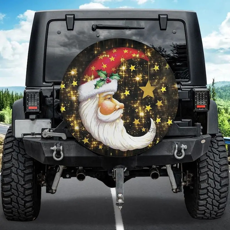 Santa Claus Yellow Star Moon Starry Nights Twinkle Christmas Eve Hooly Barrier Fbsp200902 Spare Tire Cover
Santa Claus Yellow Star Moon Starry Nights Twinkle Christmas Eve Hooly Barrier Fbsp200902 Spare Tire Cover