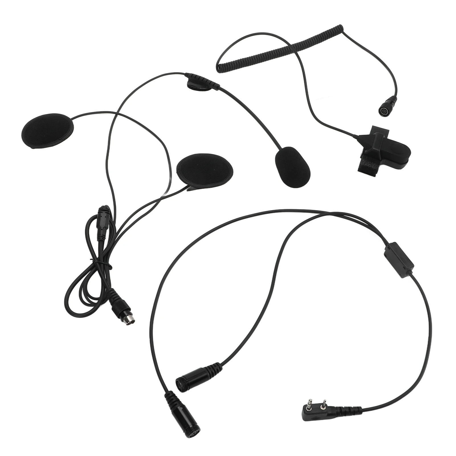 Motorcycle Earpiece Mic 2 Pin PTT Black Bike Helmet Headset Microphone for Kenwood 2 Way Radio
Motorcycle Earpiece Mic 2 Pin PTT Black Bike Helmet Headset Microphone for Kenwood 2 Way Radio