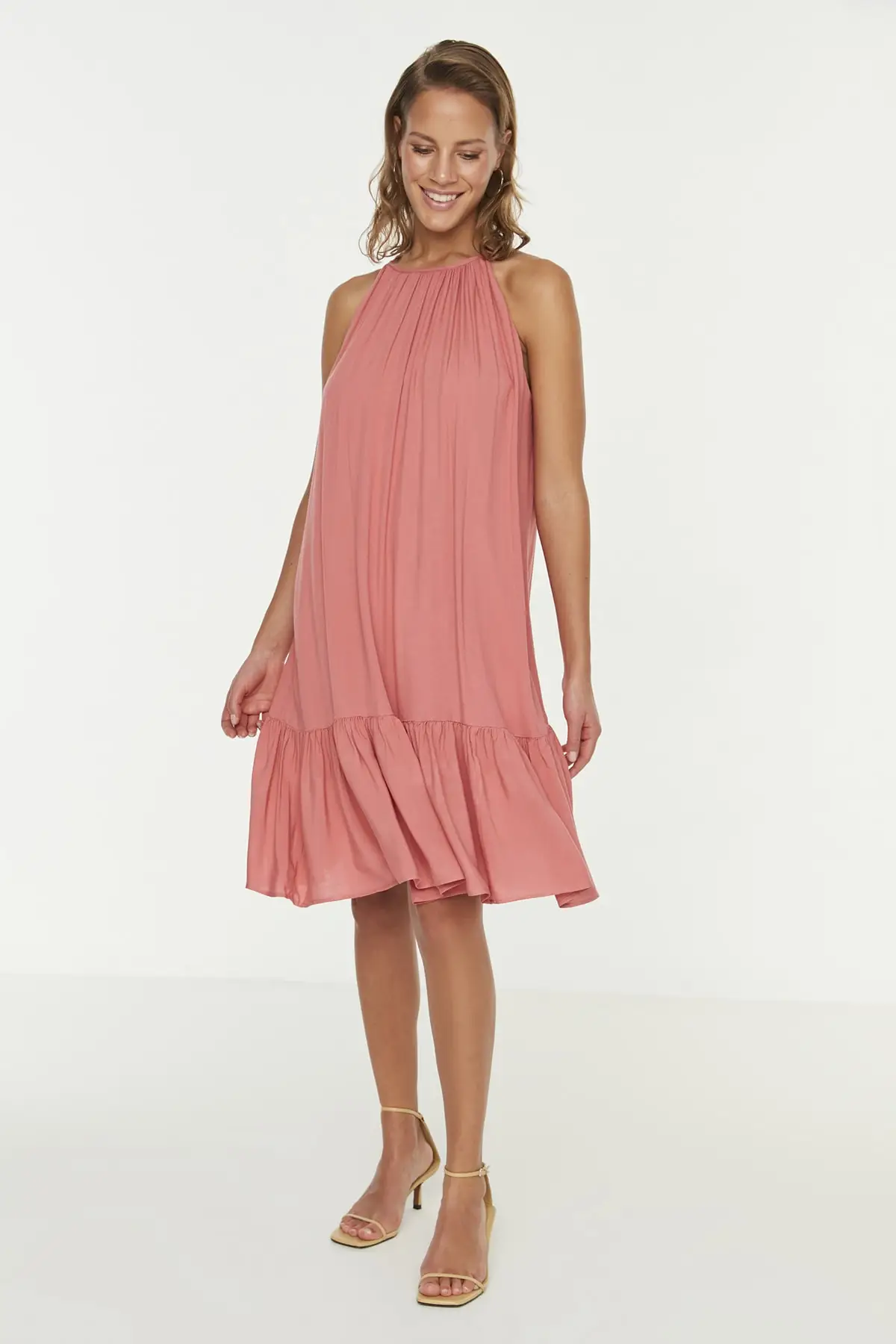 Color Rose Halter-Neck Dress TWOSS21EL2123 Viscose Brand New Wristwatch for Cool Comfort Lining Regular Mini Pink Woven Standard Flat
Color Rose Halter-Neck Dress TWOSS21EL2123 Viscose Brand New Wristwatch for Cool Comfort Lining Regular Mini Pink Woven Standard Flat