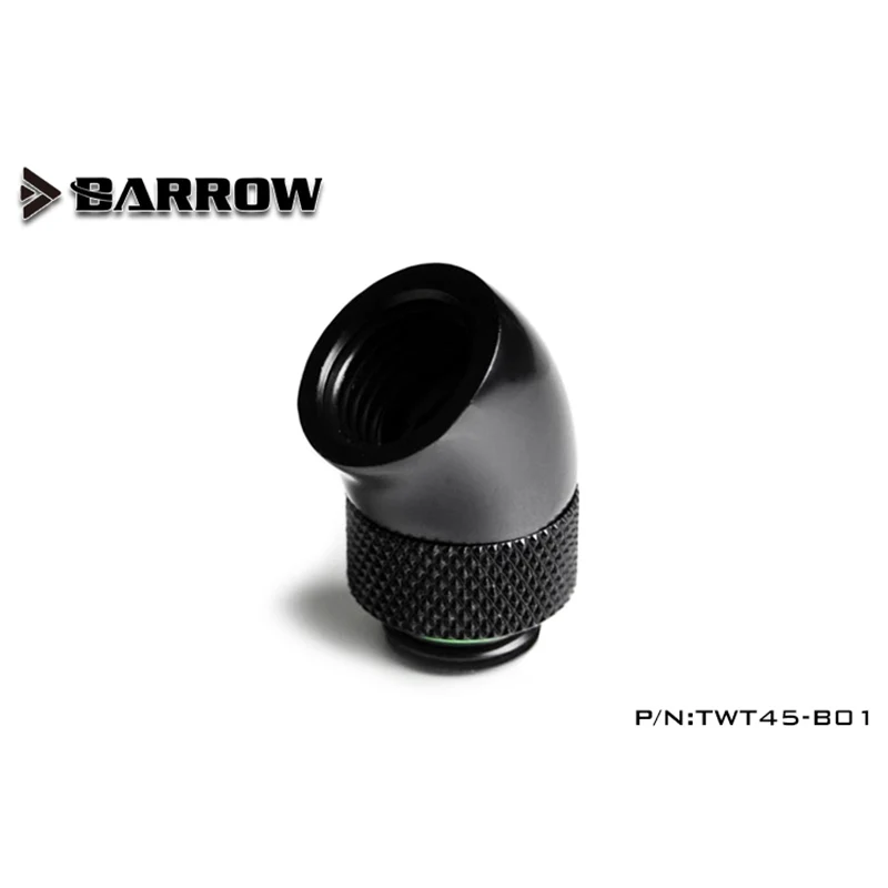 

Barrow G1 / 4" 45 Degree Rotation Fitting Swivel Elbow, water cooling Adapter TWT45-B01