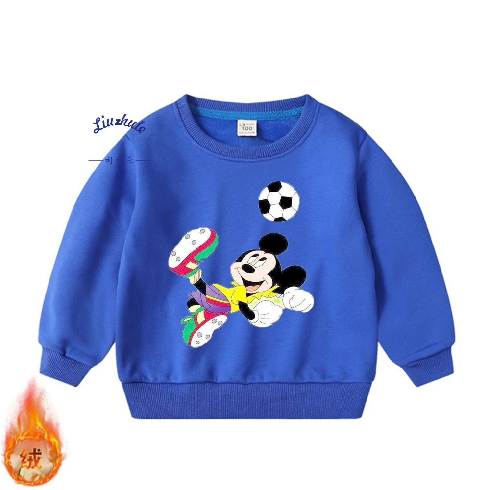 Mickey Mouse plays football printed hoodie winter girl silver fox cashmere thermal Sweatshirts Clothes For 1-11T kids Pullovers
Mickey Mouse plays football printed hoodie winter girl silver fox cashmere thermal Sweatshirts Clothes For 1-11T kids Pullovers