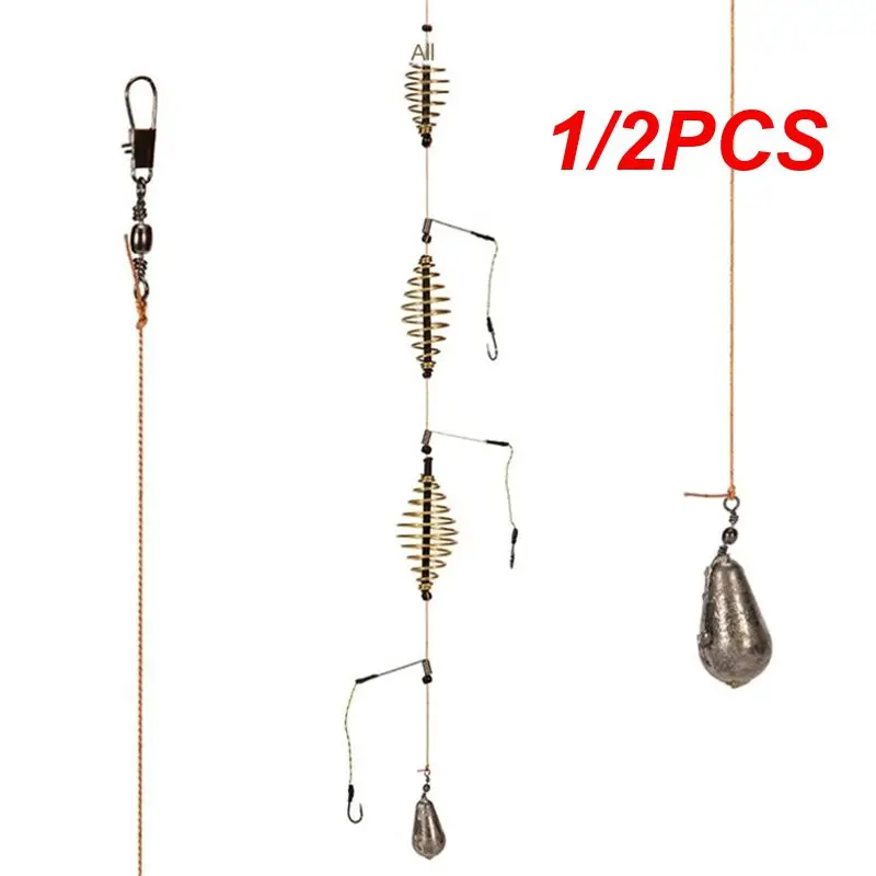 1/2PCS Olive Carp Fishing Bait Cage Square Bait Cage Nesting Feeder Device Anti-hanging Bottom Spring Cage Fishing Lure Cage
1/2PCS Olive Carp Fishing Bait Cage Square Bait Cage Nesting Feeder Device Anti-hanging Bottom Spring Cage Fishing Lure Cage