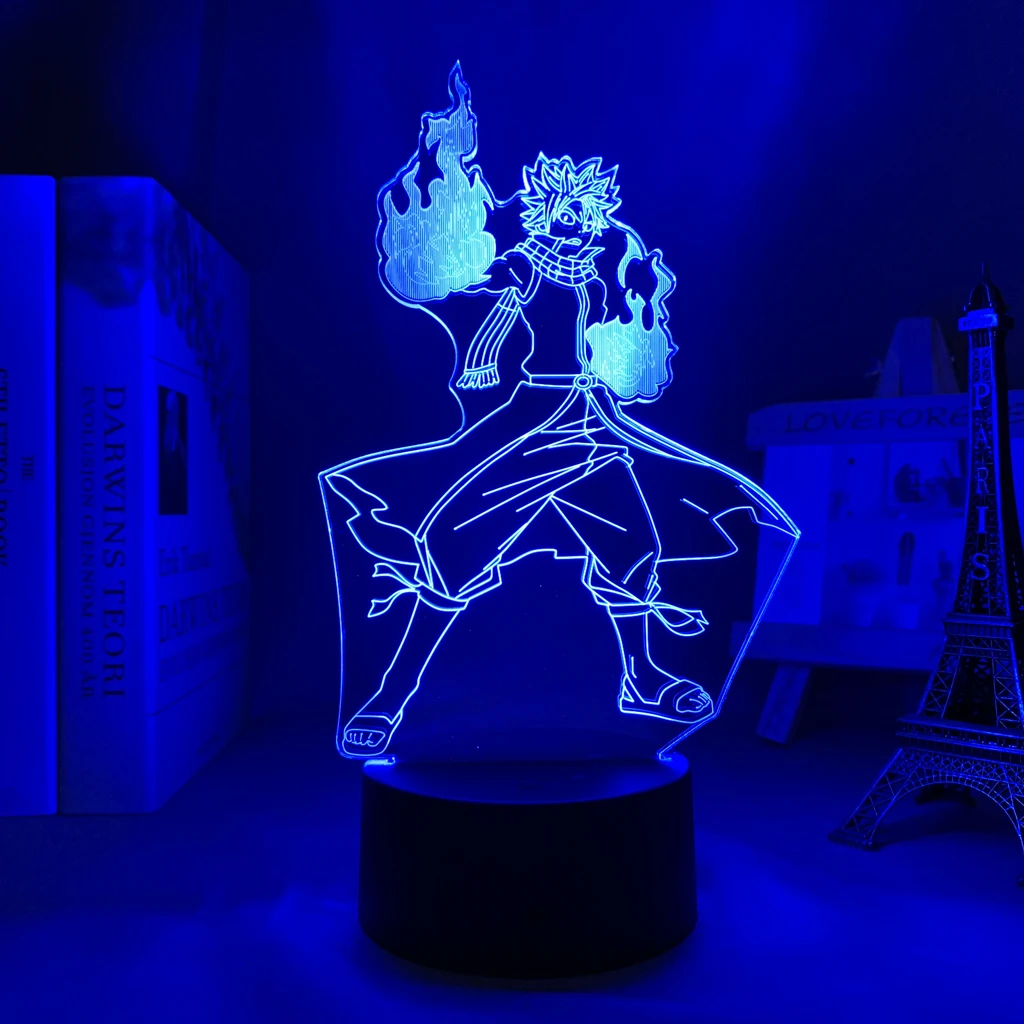 Anime Fairy Tail Led Light for Bedroom Decorative Night Light Kids Children Birthday Gift Manga Fairy Tail Natsu 3d Lamp Bedside
Anime Fairy Tail Led Light for Bedroom Decorative Night Light Kids Children Birthday Gift Manga Fairy Tail Natsu 3d Lamp Bedside