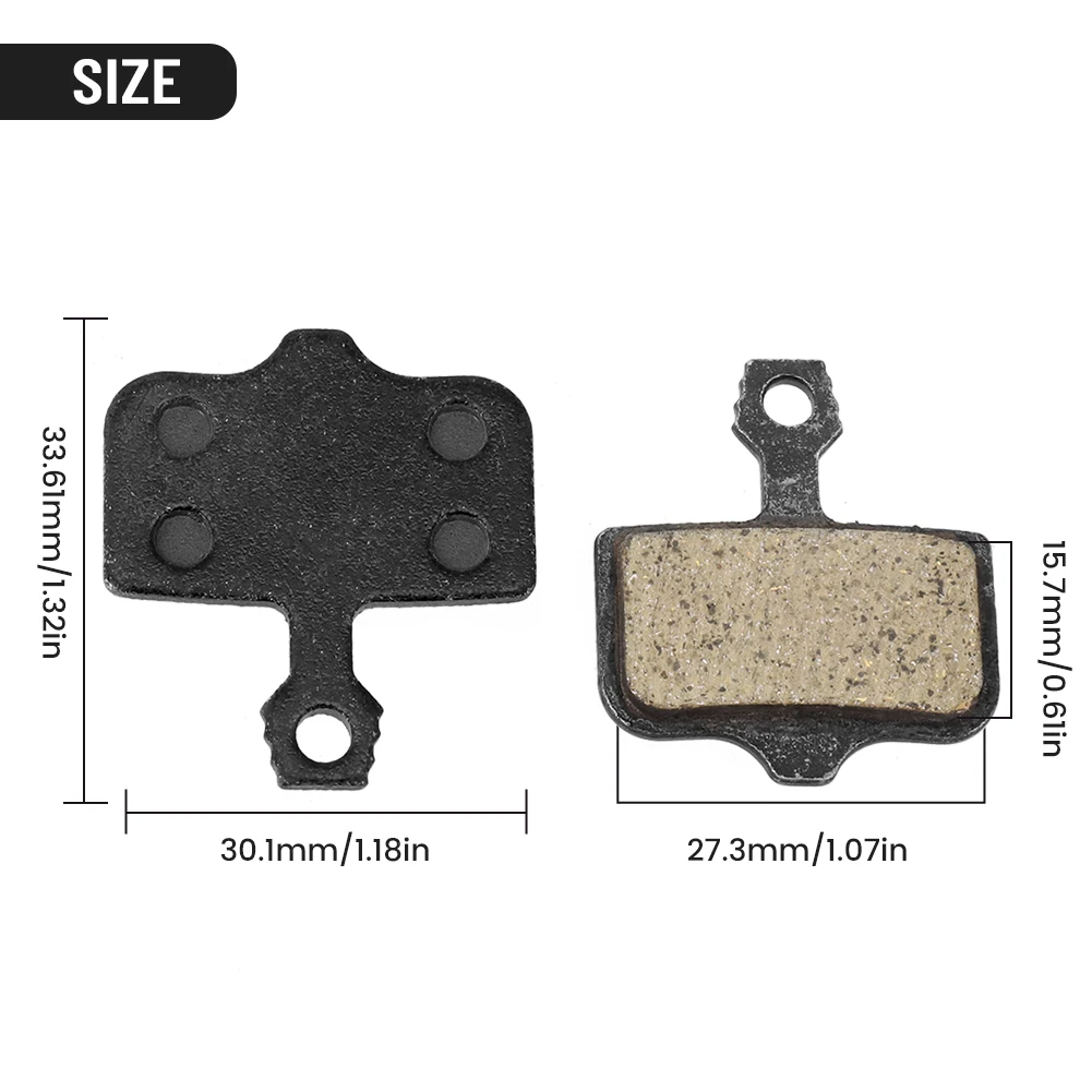 Bicycle Parts Brake Pads Full Metal Replacement Accessories Bicycle Disc Black Calipers High Quality Smooth Braking
Bicycle Parts Brake Pads Full Metal Replacement Accessories Bicycle Disc Black Calipers High Quality Smooth Braking