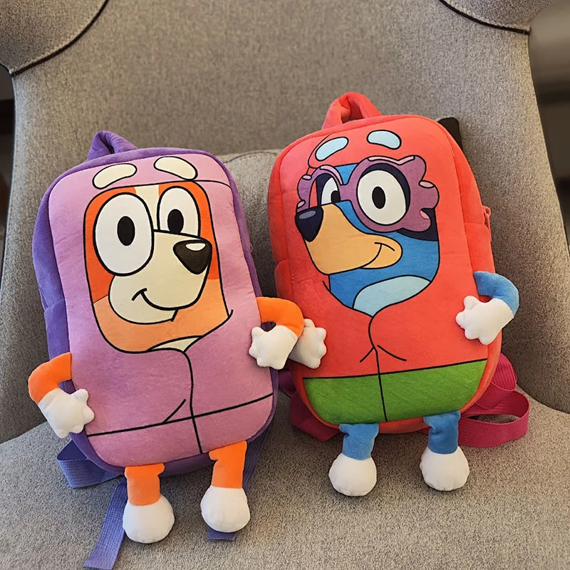 Cartoon Kawaii Blueys Family Plush Bag Anime Children School Bags Blue Bingo Dog Plush Toy Mini Backpack Book Bag
Cartoon Kawaii Blueys Family Plush Bag Anime Children School Bags Blue Bingo Dog Plush Toy Mini Backpack Book Bag