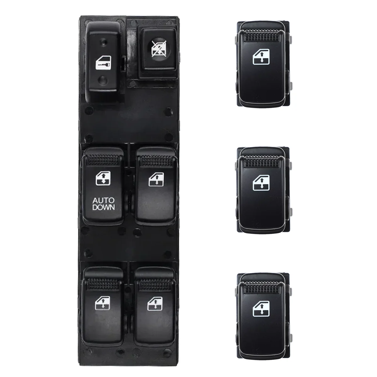 Кнопка автоматического включения стеклоподъемника для Hyundai Tucson JM MK1 2005 2006 2007 2008 2009 2010, аксессуары 93570-2E000 93580-2E000 
Кнопка автоматического включения стеклоподъемника для Hyundai Tucson JM MK1 2005 2006 2007 2008 2009 2010, аксессуары 93570-2E000 93580-2E000