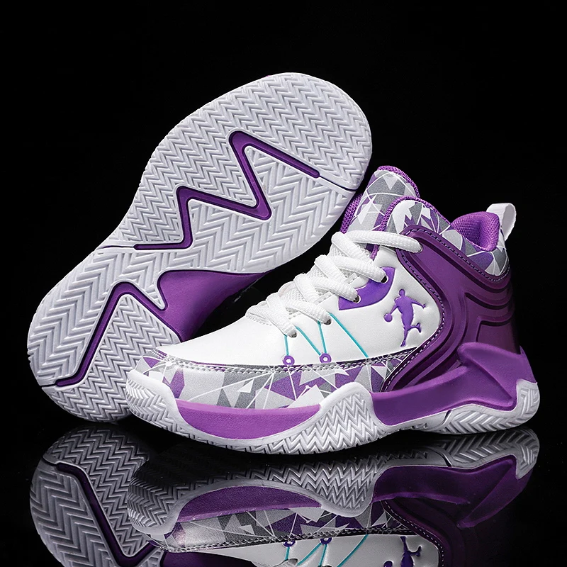 High Quality Boys Basketball Shoes Leather Kids Sneakers Thick Sole Non-Slip Girl Children Sport Boots Top Trainer Shoes
High Quality Boys Basketball Shoes Leather Kids Sneakers Thick Sole Non-Slip Girl Children Sport Boots Top Trainer Shoes