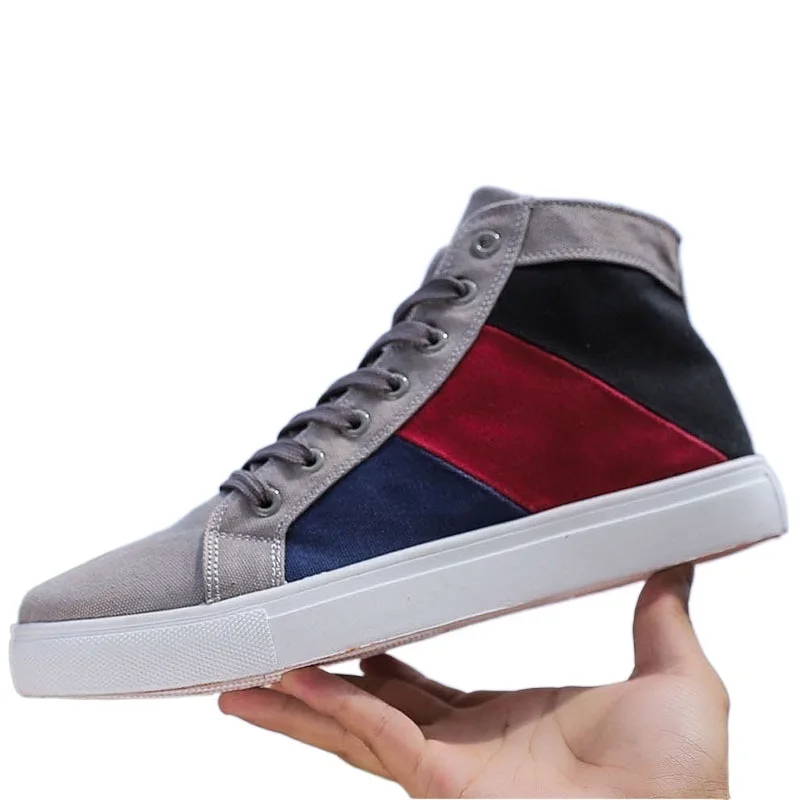 2021 Large Size Men's Shoes Autumn High-top Men's Casual Shoes Korean Version Of The Color Panel Shoes
2021 Large Size Men's Shoes Autumn High-top Men's Casual Shoes Korean Version Of The Color Panel Shoes