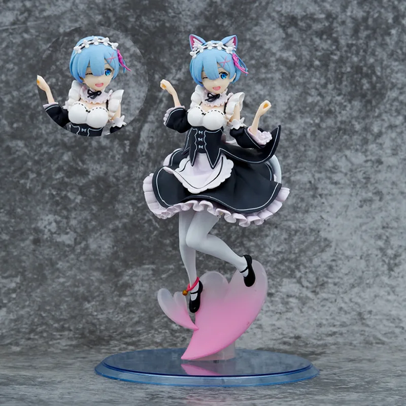22CM new Re:ZERO Starting Life In Another World Rem Nekomimi Ver. Figure PVC Collection Model Toys Brinquedos Gift
22CM new Re:ZERO Starting Life In Another World Rem Nekomimi Ver. Figure PVC Collection Model Toys Brinquedos Gift