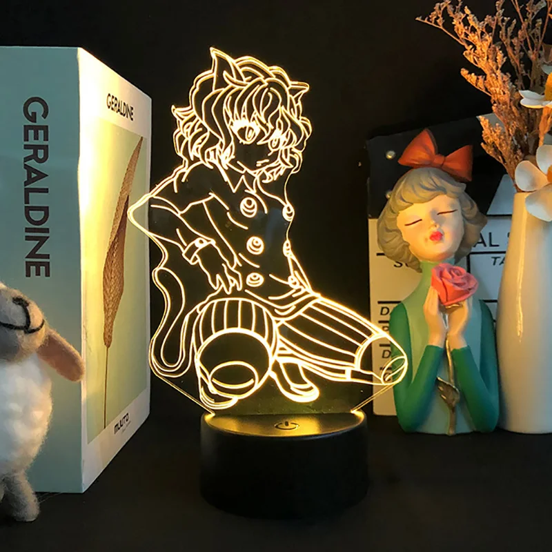Hunter x hunter Neferpitou 3d led lamp for bedroom night lights anime figure avatar room decor Decoration mange cute gift
Hunter x hunter Neferpitou 3d led lamp for bedroom night lights anime figure avatar room decor Decoration mange cute gift