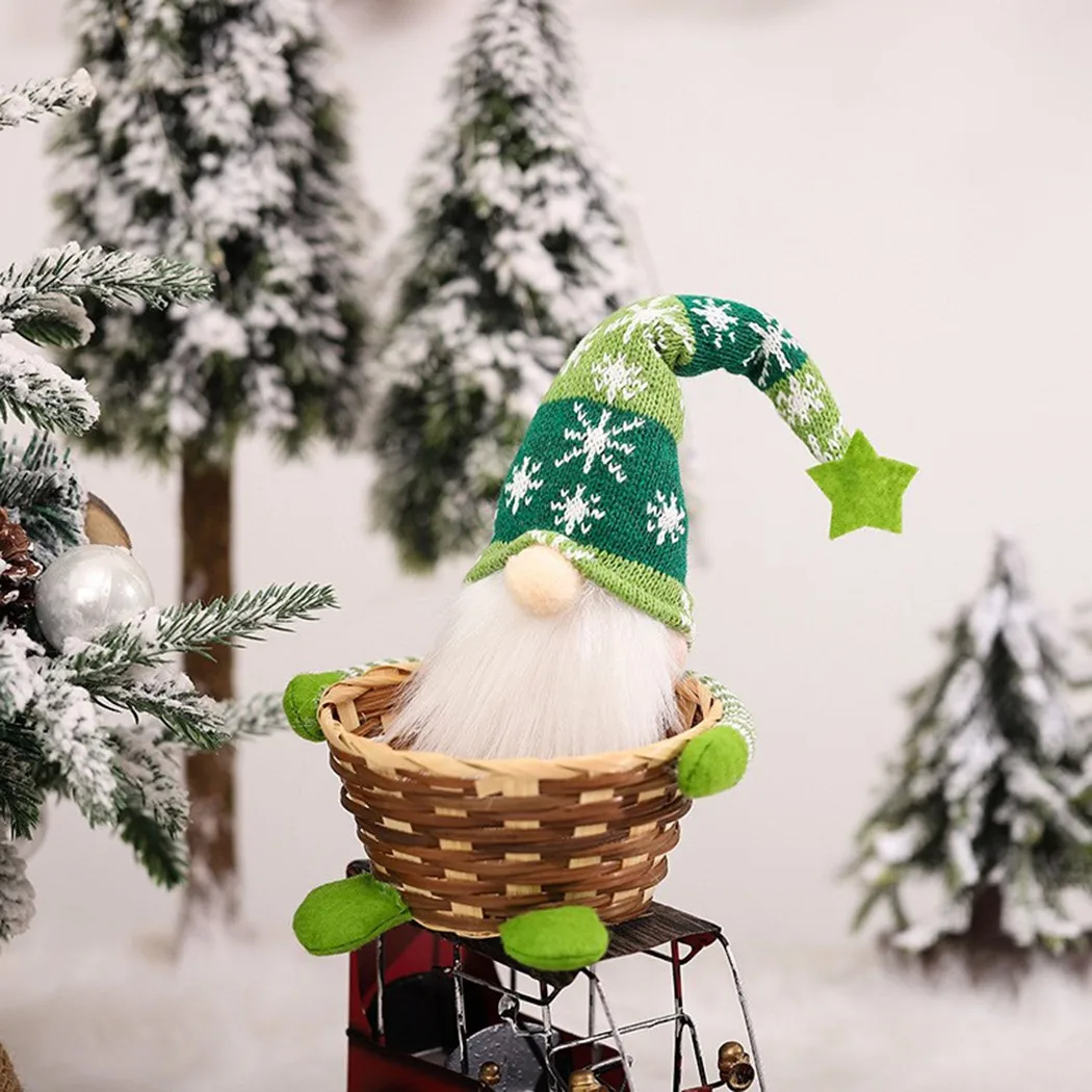 Merry Christmas Candy Storage Basket Decoration Gnomes Faceless Doll Storage Basket Christmas Decorations Xmas Party Home Decor
Merry Christmas Candy Storage Basket Decoration Gnomes Faceless Doll Storage Basket Christmas Decorations Xmas Party Home Decor