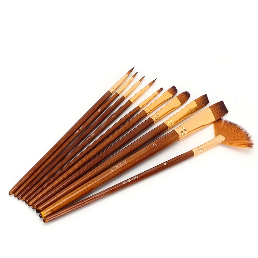 10pcs Paint Brush Set Different Shape Nylon Hair Watercolor Acrylic Painting Brush Pen Paint Brush Paint Brush
10pcs Paint Brush Set Different Shape Nylon Hair Watercolor Acrylic Painting Brush Pen Paint Brush Paint Brush