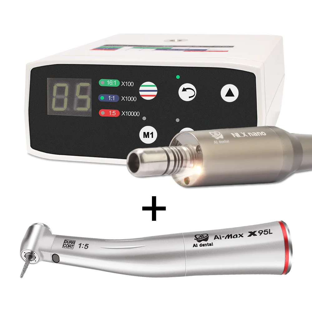 Dental handpiece kit electric micro motor portable system for low speed 1:5 handpiece red contra angle led dental chair
Dental handpiece kit electric micro motor portable system for low speed 1:5 handpiece red contra angle led dental chair