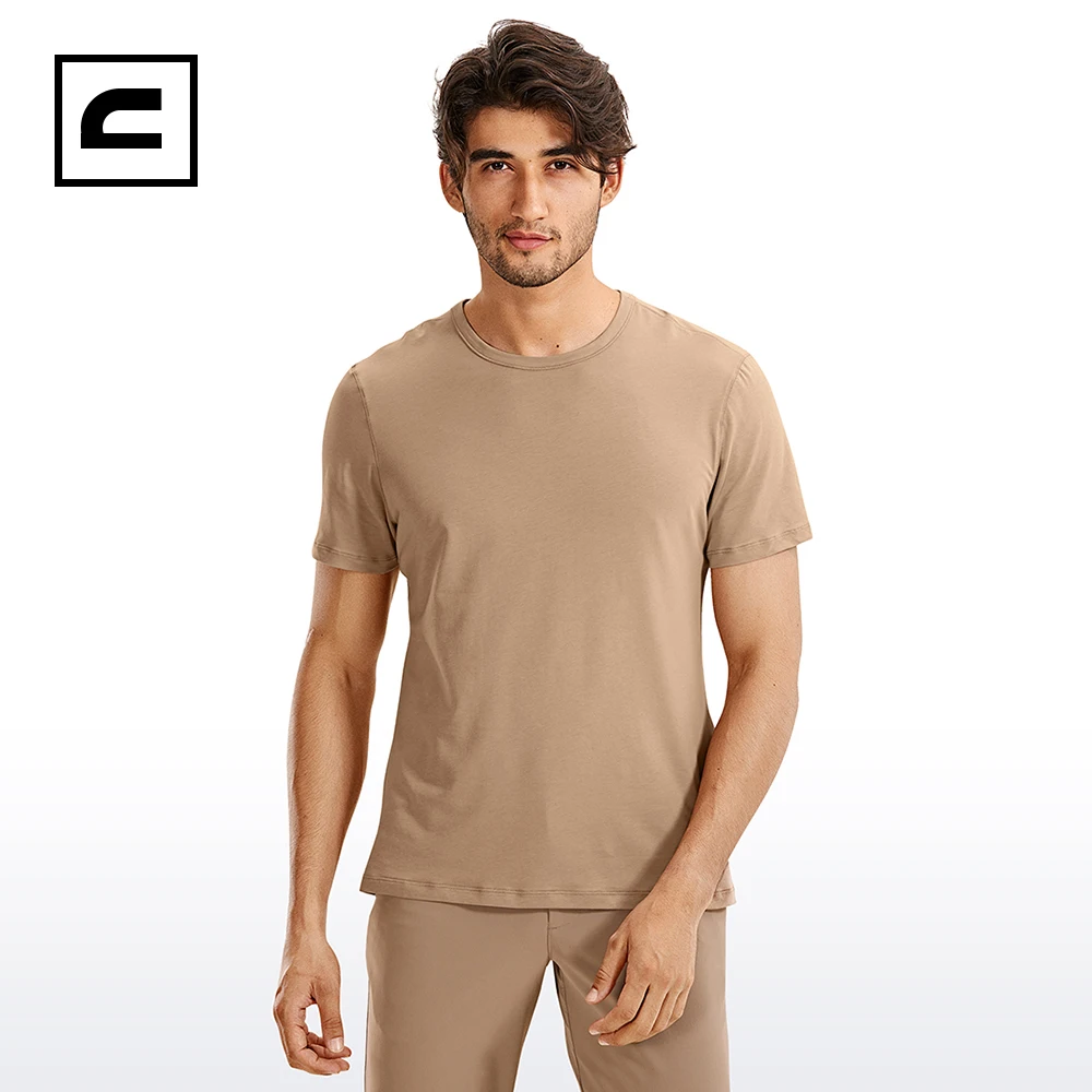 CRZ YOGA Men's Athletic T-Shirt Quick Dry Short Sleeve Shirt Lightweight Pima Cotton Workout Shirts
CRZ YOGA Men's Athletic T-Shirt Quick Dry Short Sleeve Shirt Lightweight Pima Cotton Workout Shirts