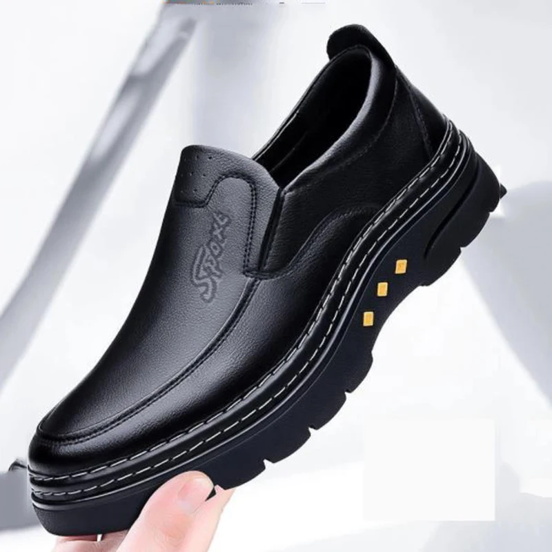 Туфли мужские из натуральной кожи, роскошные брендовые, дышащие мокасины, без застежки, повседневная обувь, цвет черный, 55-44
Туфли мужские из натуральной кожи, роскошные брендовые, дышащие мокасины, без застежки, повседневная обувь, цвет черный, 55-44