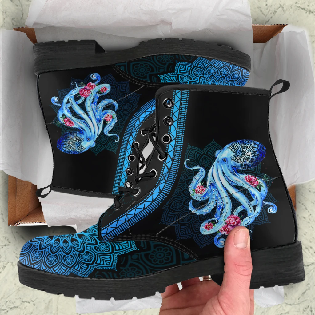 Women Leather Boots Outdoor Octopus/Cat/Frog/Wolf Casual Low Heels Shoes Booties Print On Demand Autumn Winter Lady Ankle Boots
Women Leather Boots Outdoor Octopus/Cat/Frog/Wolf Casual Low Heels Shoes Booties Print On Demand Autumn Winter Lady Ankle Boots